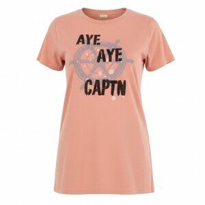 CREWCUTS J. CREW Aye Aye Captain Pirate Graphic Tee Boys 12 T-shirt Nautical